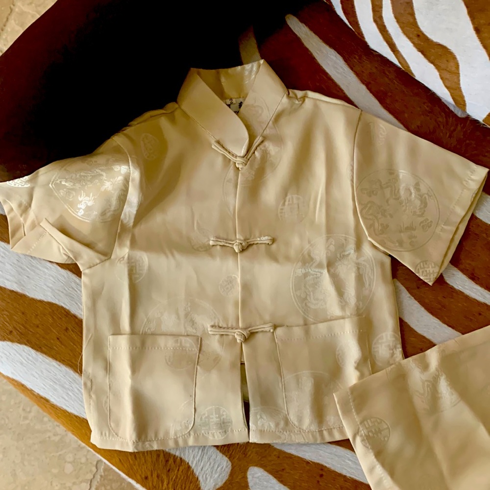 Traditional Chinese toddler outfit
